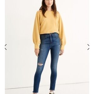 Madewell Roadtripper jeans fluffy hem edition SIZE P26